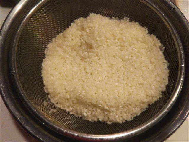 米水切り